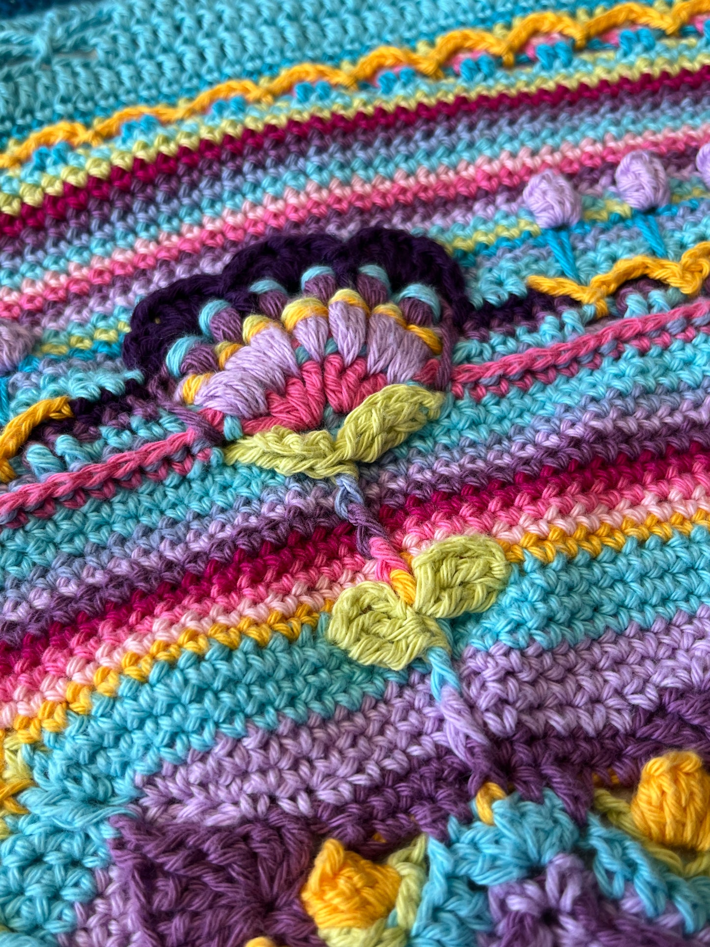 Sophie's Universe Cotton 8 Handmade Crochet Blanket