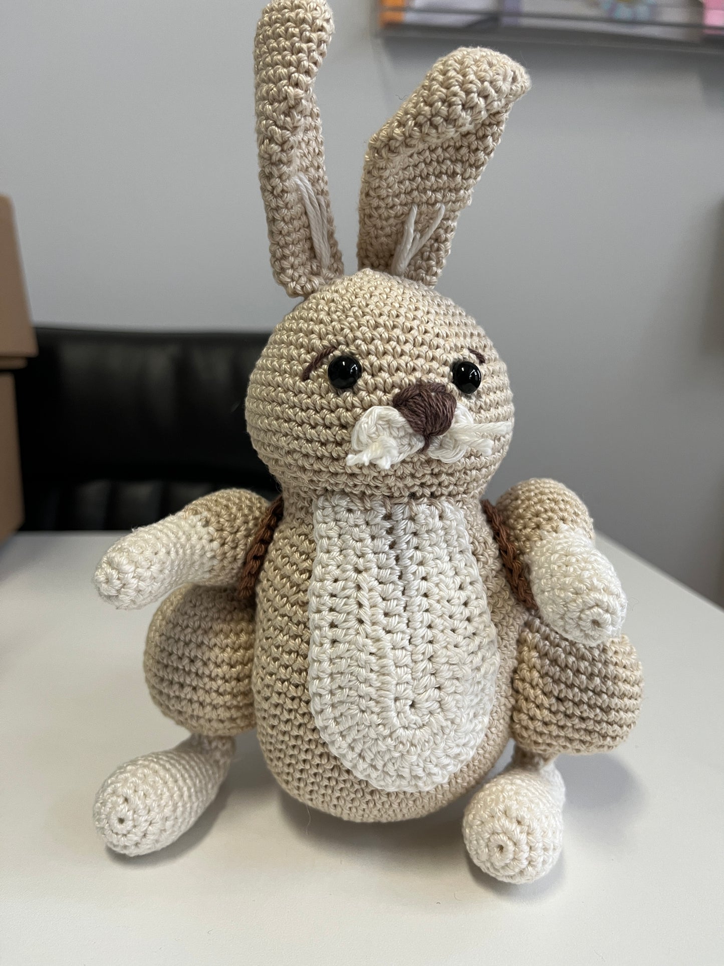 Bueno the Bunny Handmade Amigurumi