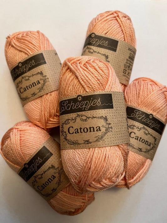 Catona 5 Ball (25g each) Grab Bag Pack - 25g 414 Vintage Peach