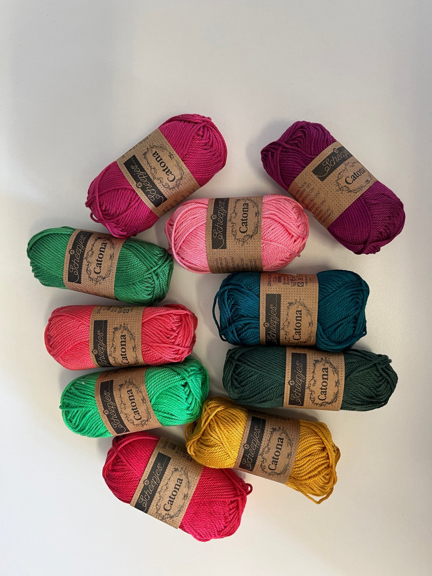 Catona 10 Ball (25g Each) Grab Bag Pack - Jewel Colour