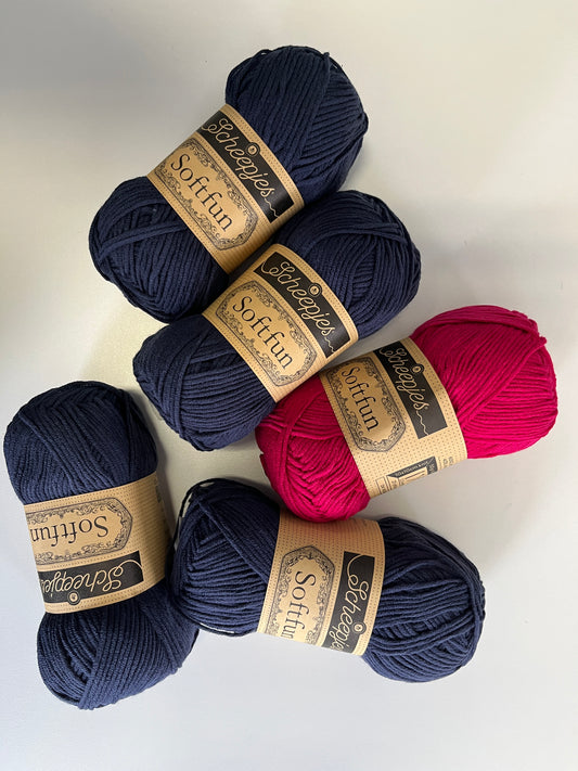 Botanical Brioche MAL Softfun Scarf Kit