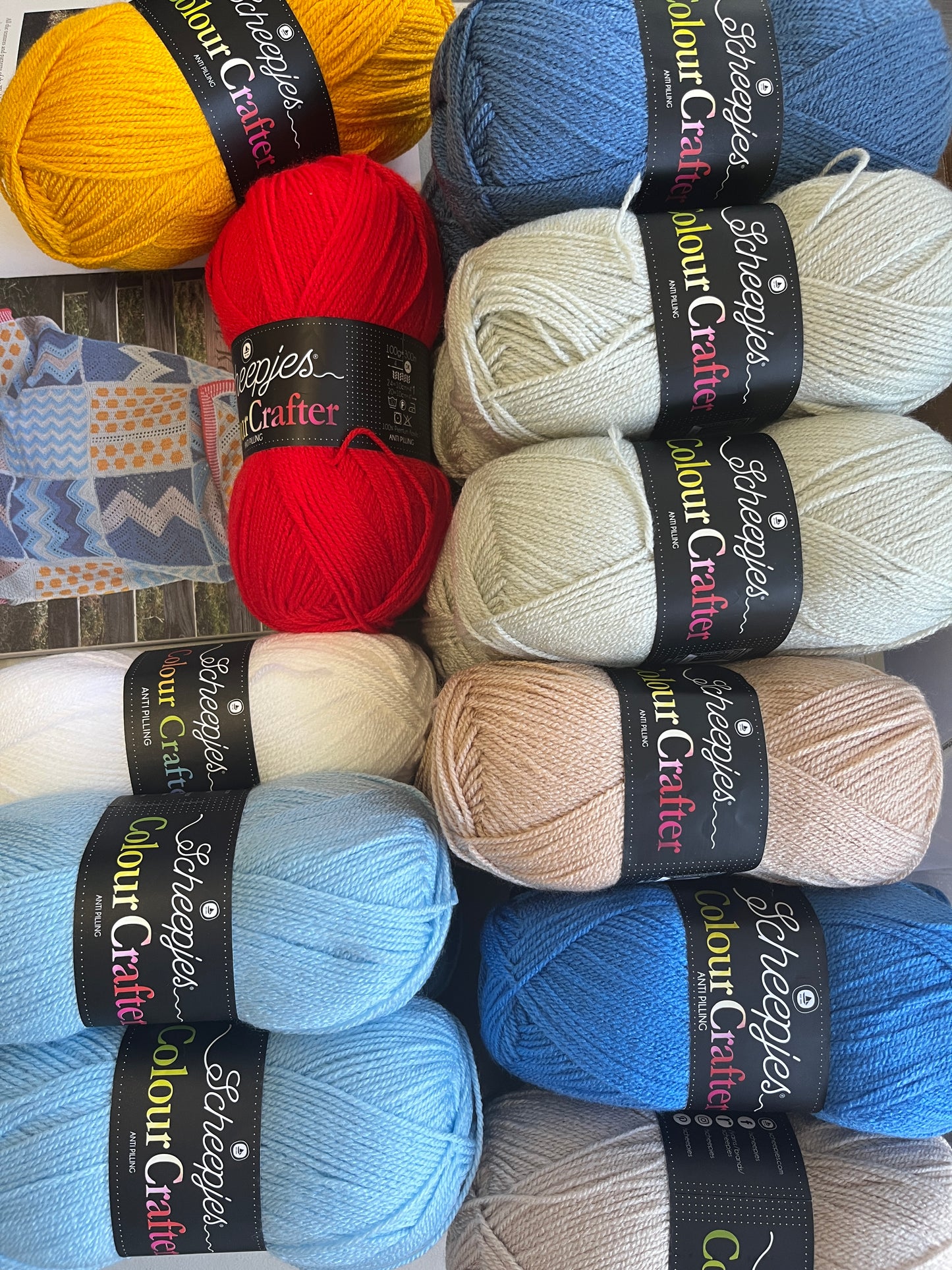 Surf and Turf Crochet Blanket Kit