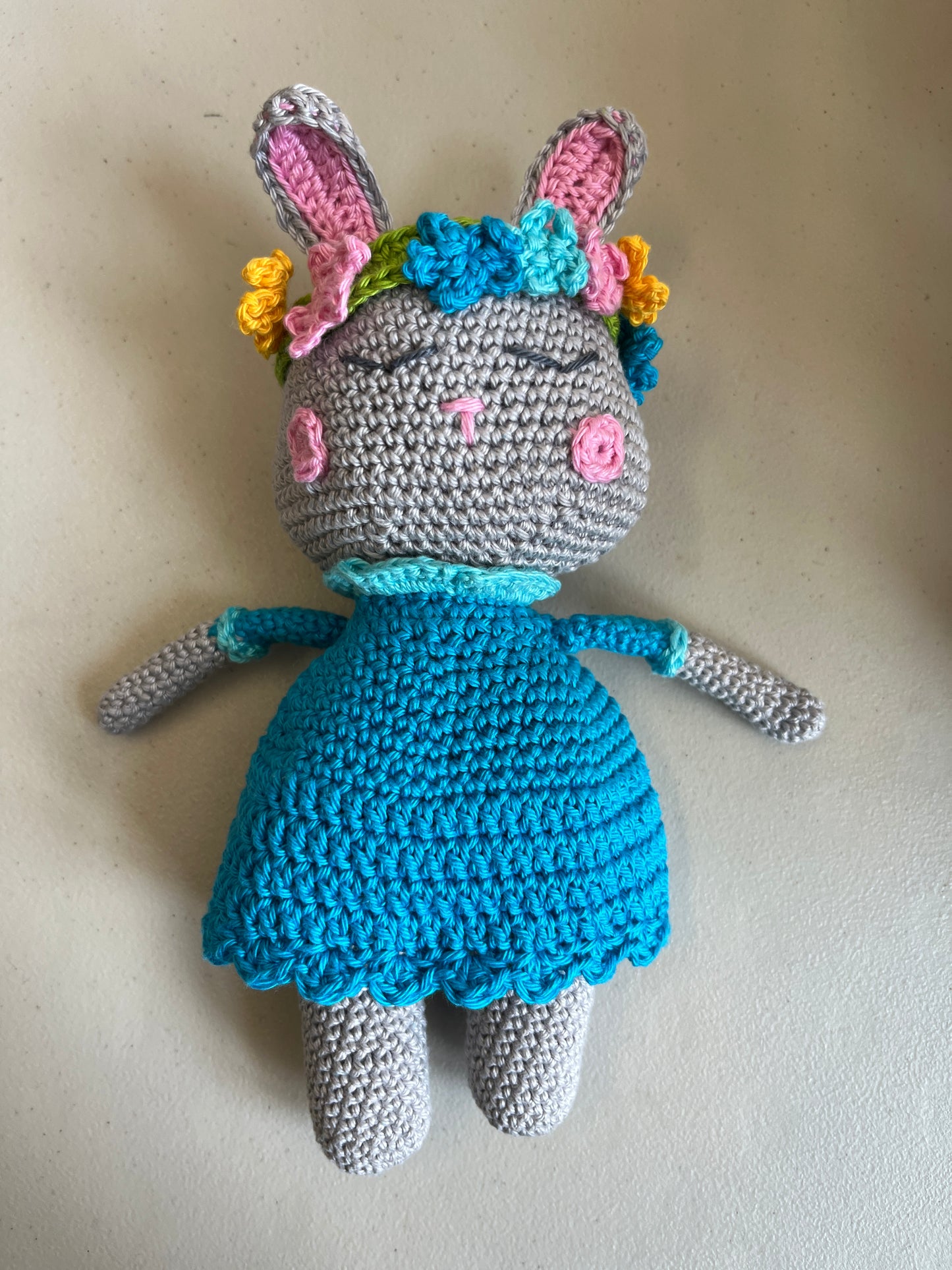 Handmade Grey Sunny the Bunny