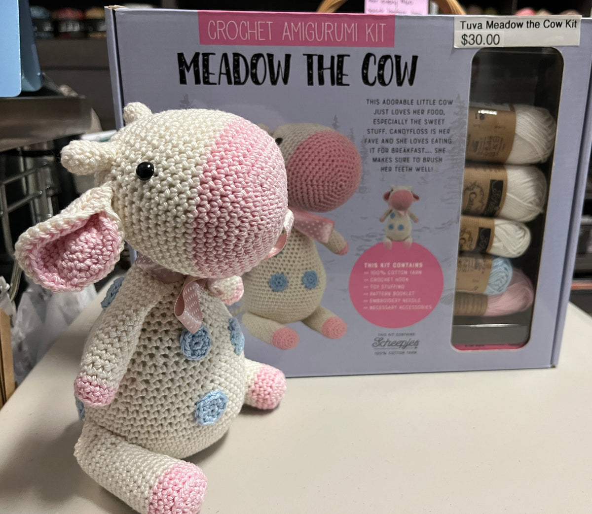 Meadow the Cow Amigurumi Crochet Class for Beginners