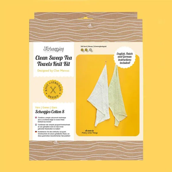 Clean Sweep Tea Towel Knit Kit