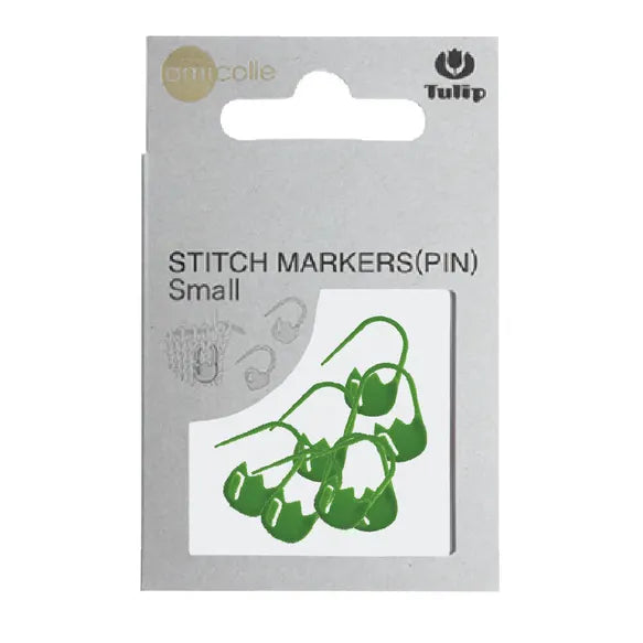 Green Tulip Stitch Markers (Small)