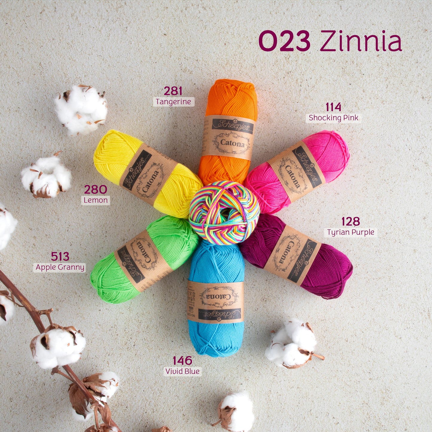 Catona Chroma 023 Zinnia