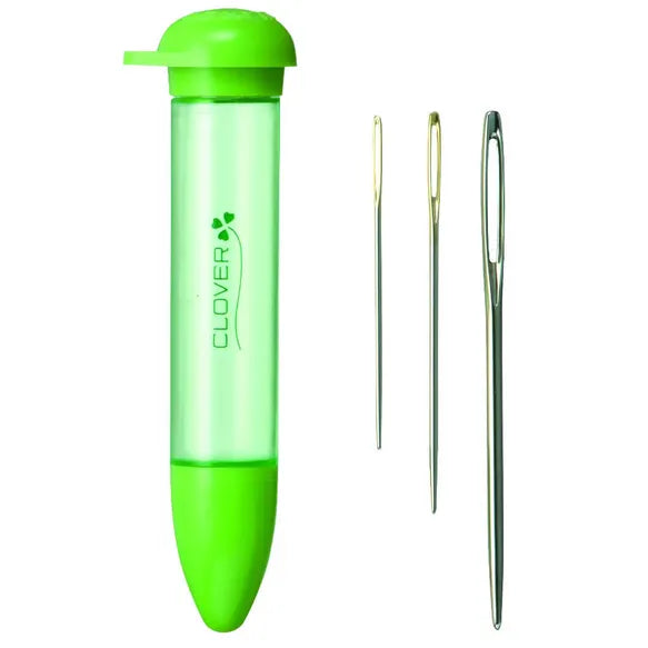 Clover Darning Needle Green Case