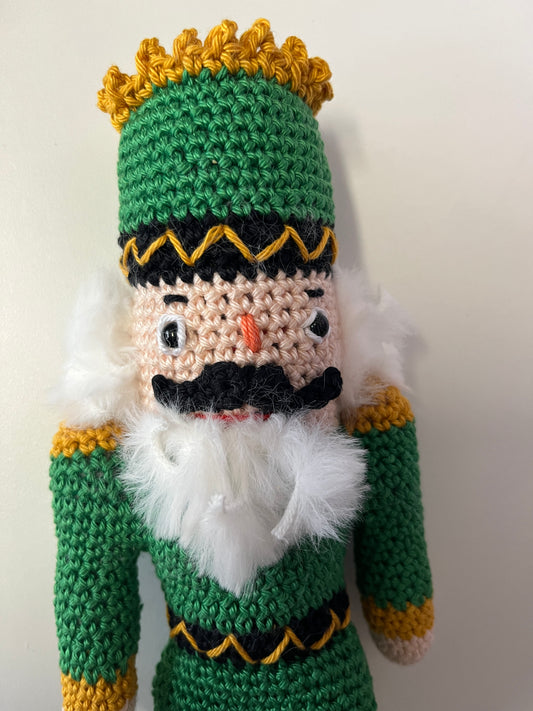 Handmade Green Nutcracker