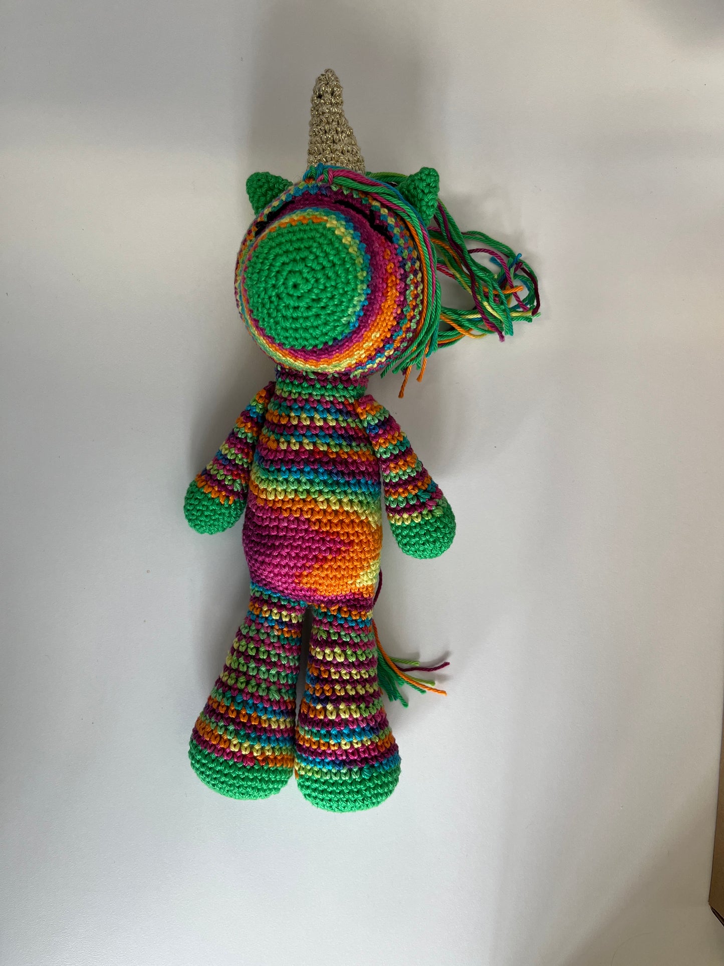 Handmade Rainbow Unicorn Amigurumi