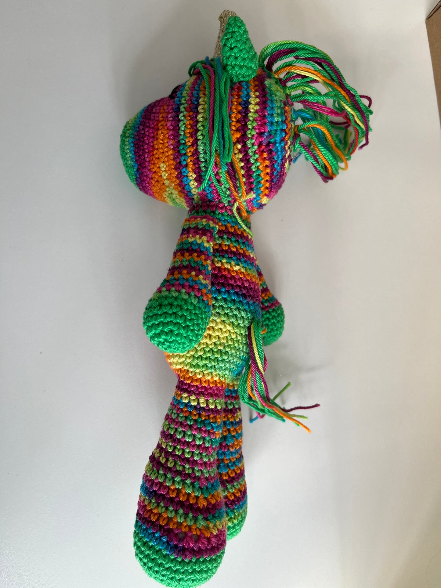 Handmade Rainbow Unicorn Amigurumi