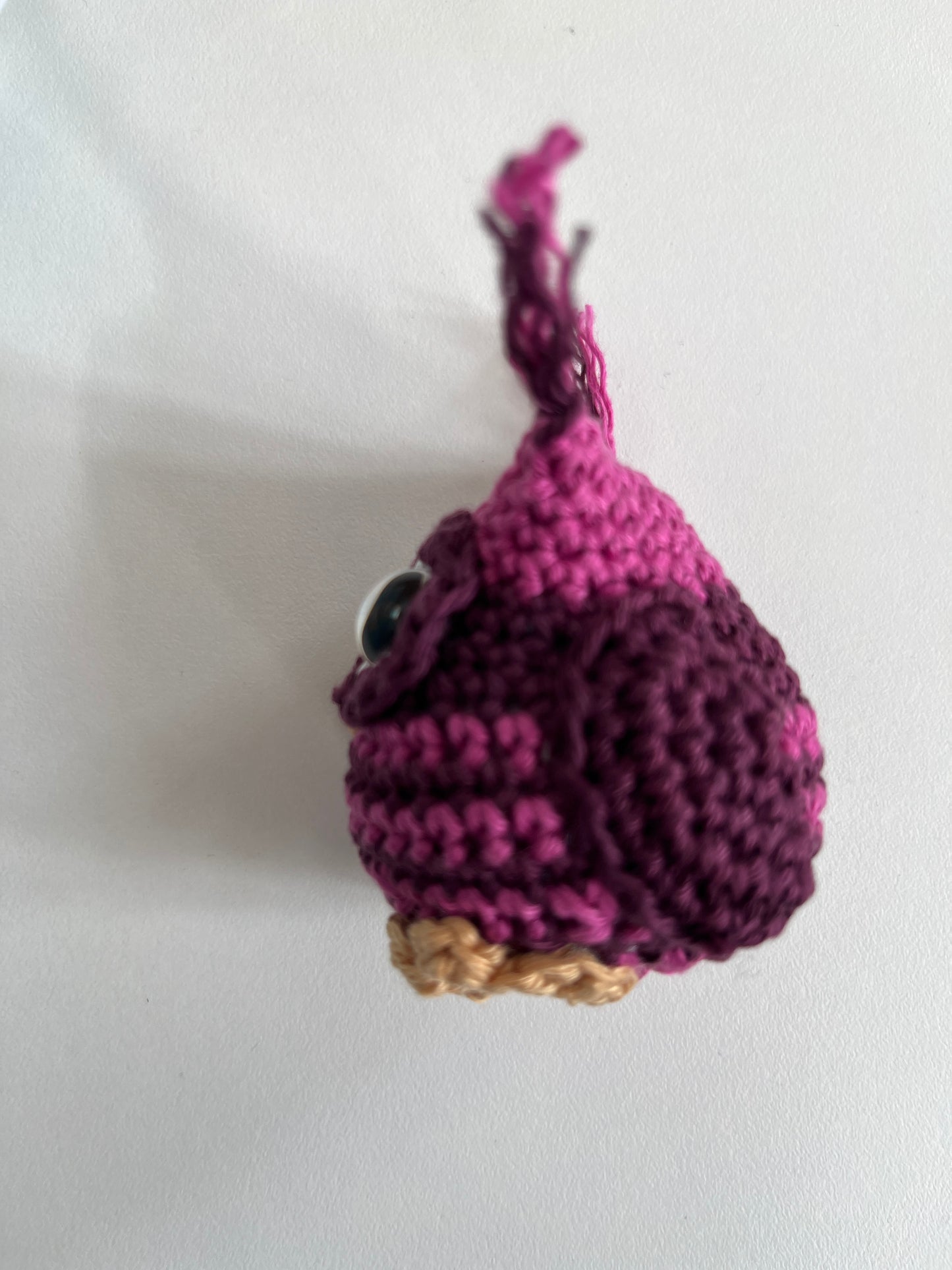 Handmade Crochet Purple Owl