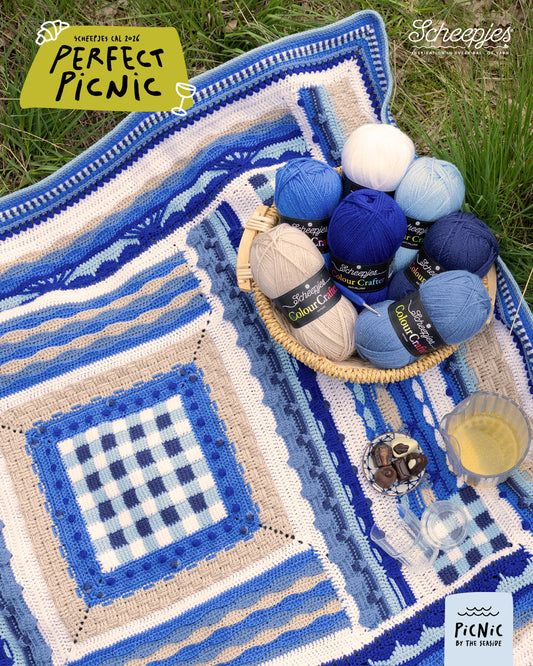Perfect Picnic CAL - Picnic by the Seaside Colour Crafter