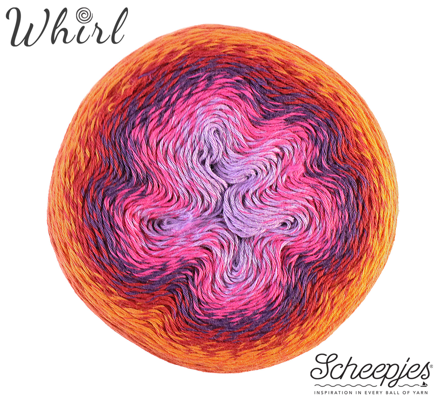 Whirl 764 Red Velvet Sunrise