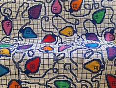 Christmas Tangle Cotton 8 Crochet Blanket Kit