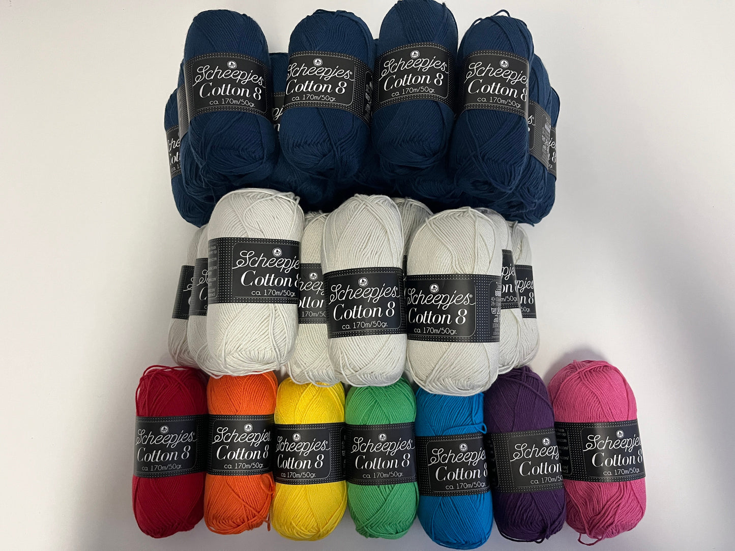 Christmas Tangle Cotton 8 Crochet Blanket Kit