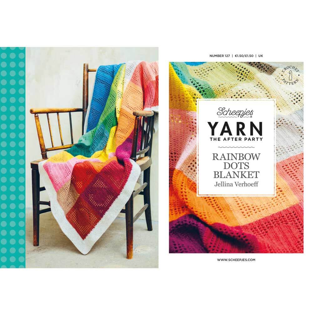 Yarn the After Party Rainbow Dots Blanket Kit