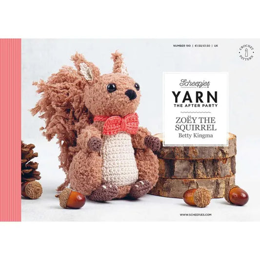 Zoey the Squirrel Kit Black Yarn