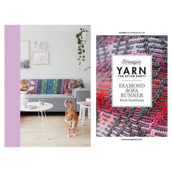 Yarn the After Party 047 Diamond Sofa Runner Pattern