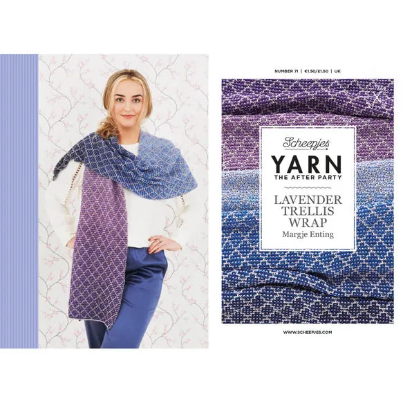 Yarn the After Party 071 Lavender Trellis Wrap Knit Kit