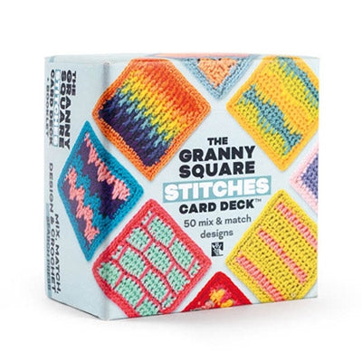 Granny Square Stitches Pattern Card Deck