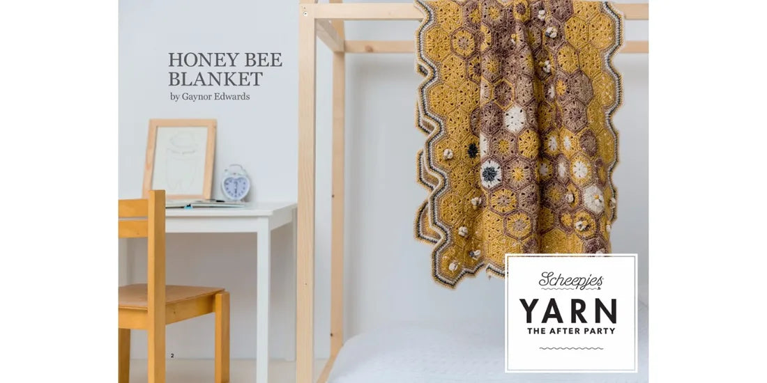 Yarn the After Party 008 Honey Bee Blanket Crochet Kit