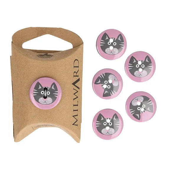 Milward 2-Hole Children's Button - Cat