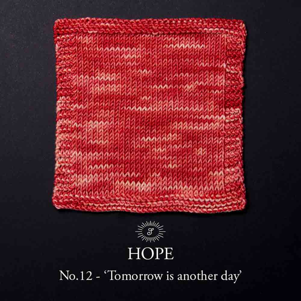Simy's Hope Sock Yarn 12 Tomorrow is another day