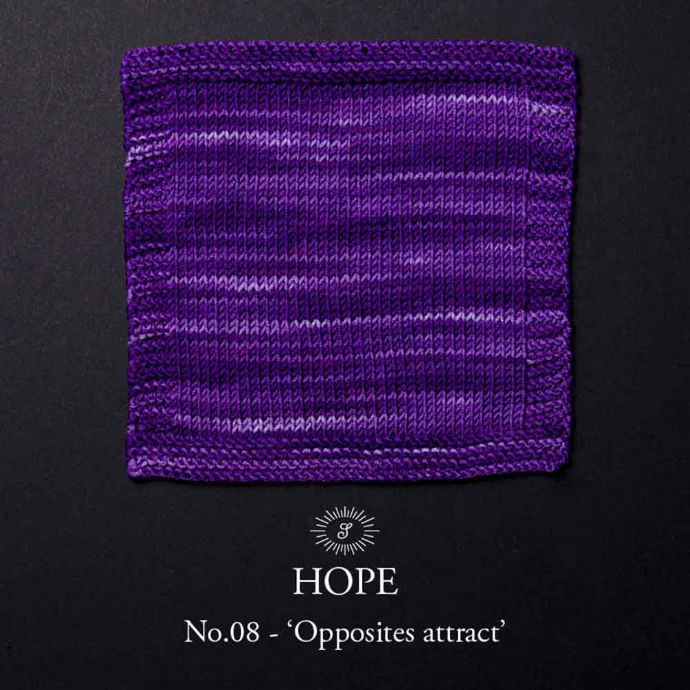 Simy's Hope Sock Yarn 08 Opposites attract