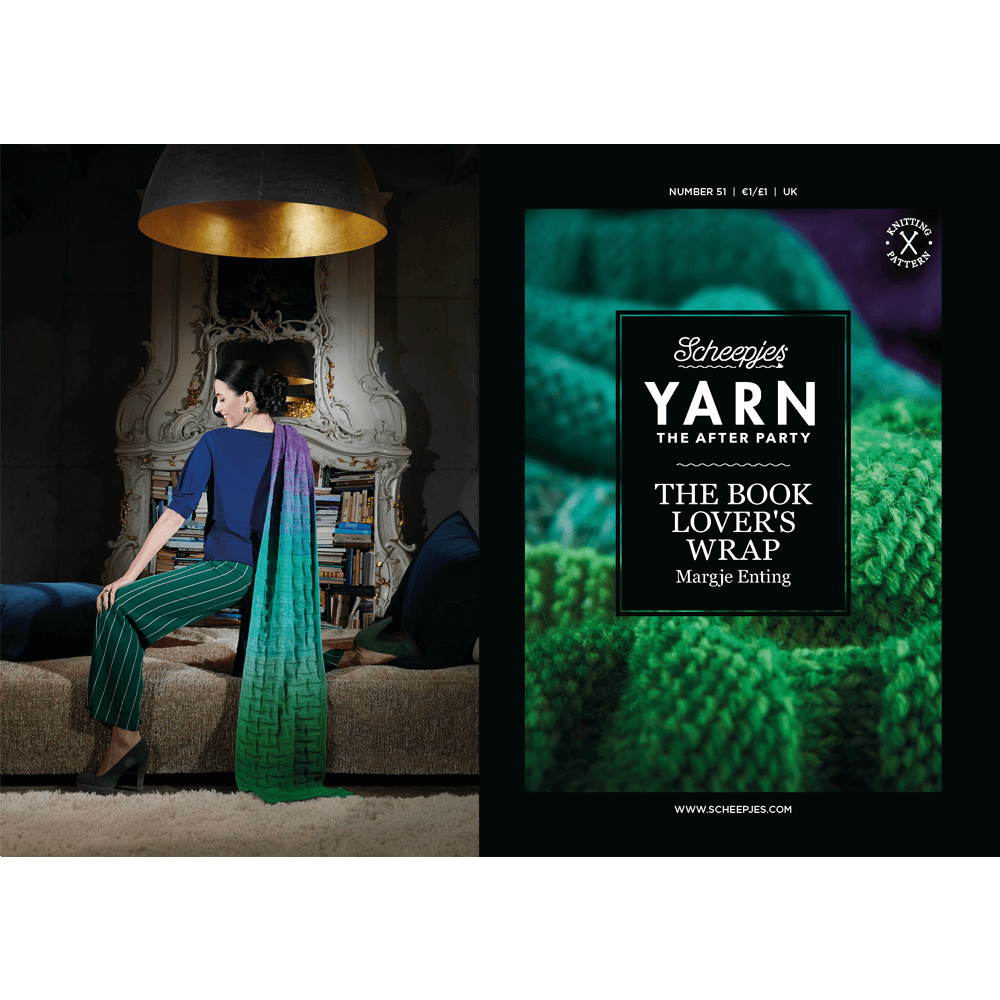 Yarn the After Party 051 Book Lover's Wrap Pattern