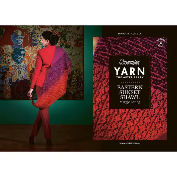Yarn the After Party 052 Eastern Sunset Shawl Pattern