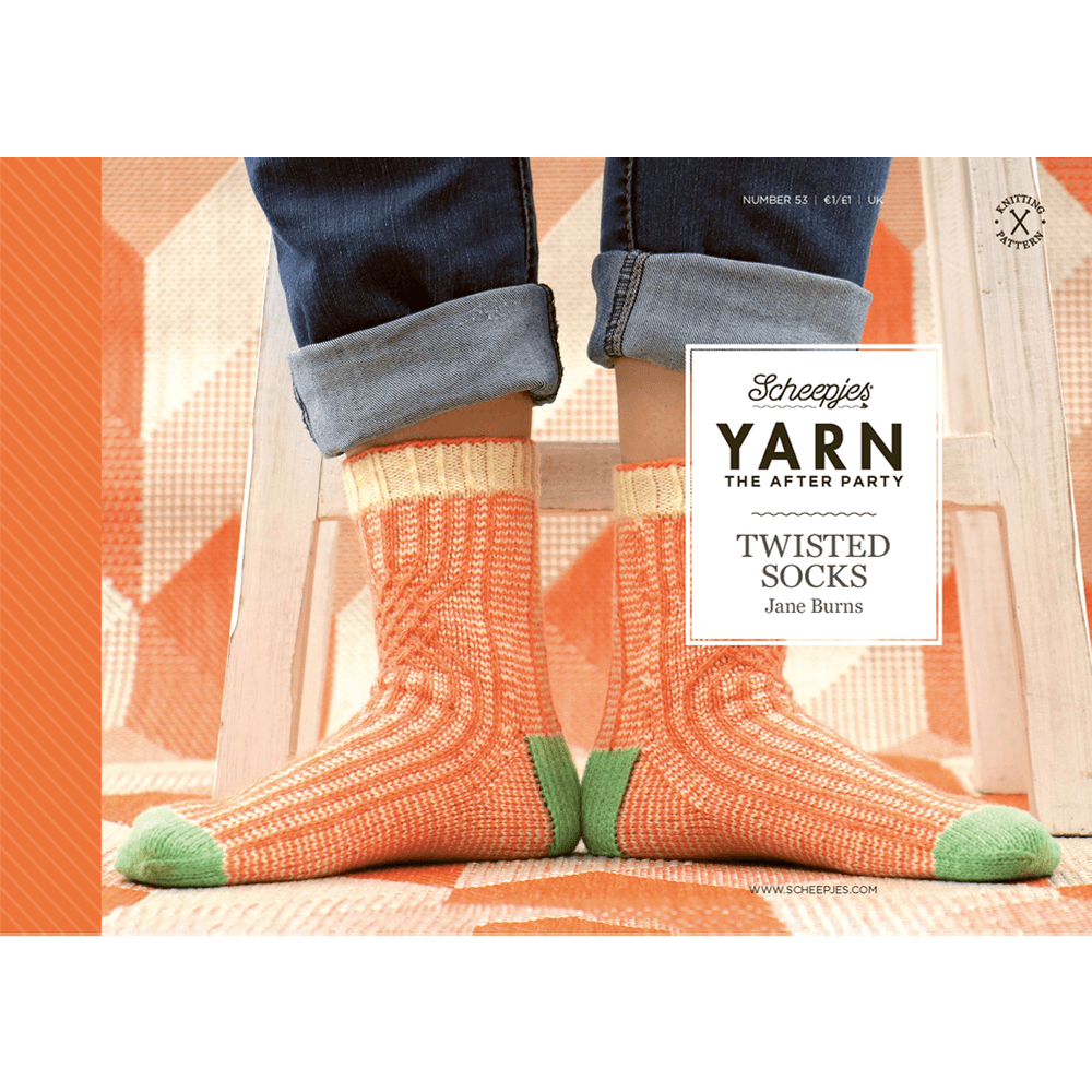 Yarn the After Party 053 Twisted Socks Pattern