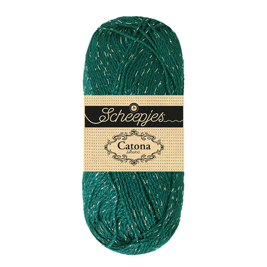 Catona Shine 401 Dark Teal (Silver)