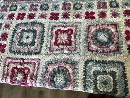 Spring Lane Handmade Crochet Blanket
