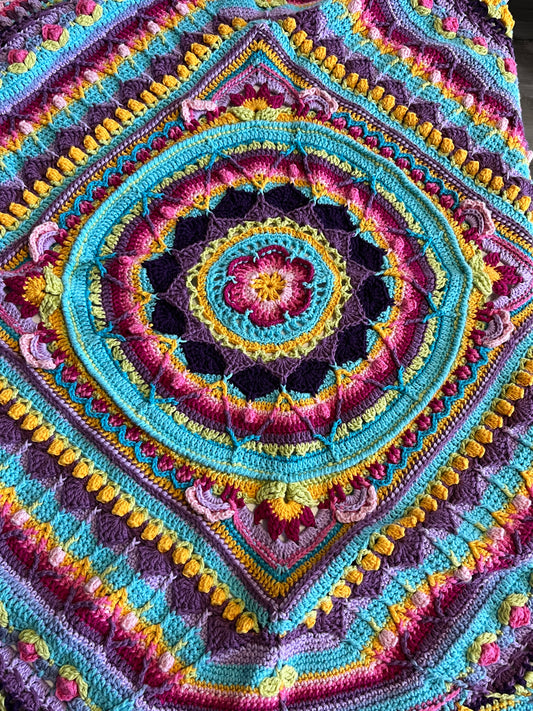 Sophie's Universe Cotton 8 Handmade Crochet Blanket