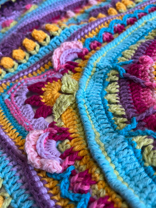 Sophie's Universe Cotton 8 Handmade Crochet Blanket