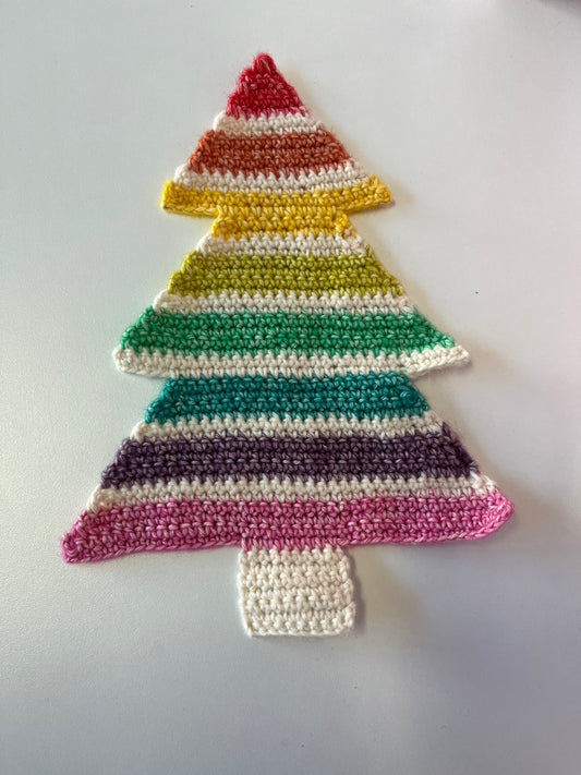 Handmade Rainbow Christmas Tree