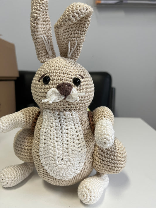 Bueno the Bunny Handmade Amigurumi