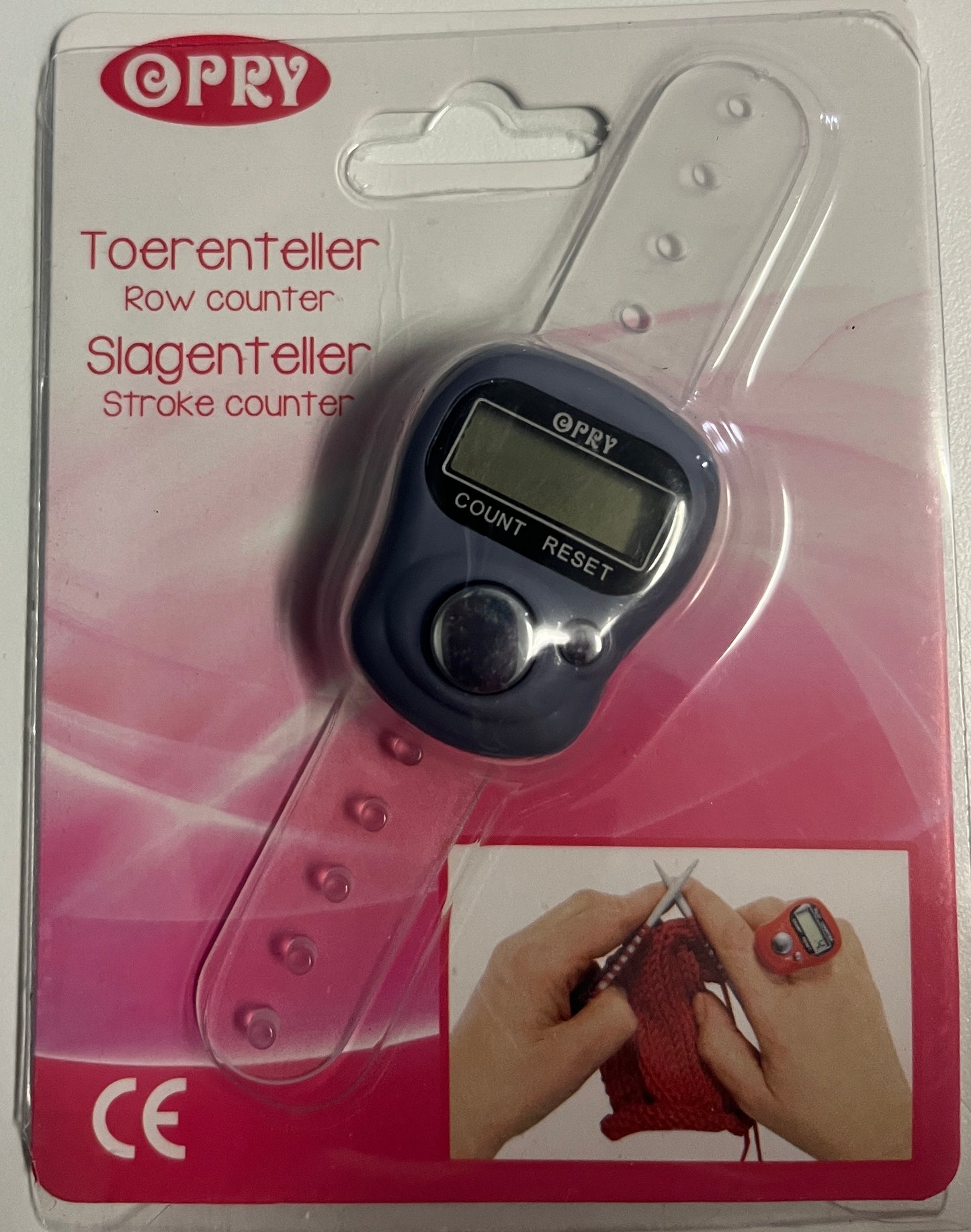 Opry Digital Row Counter Grey Colour