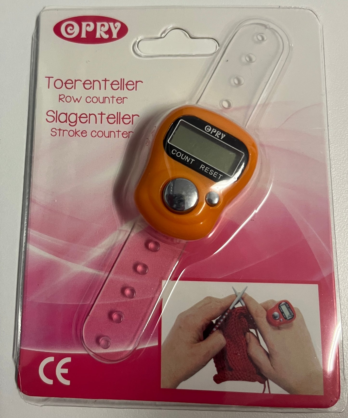 Opry Digital Row Counter Orange Colour