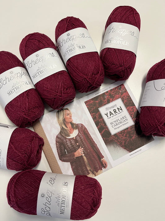 Yarn the After Party Sunflare Cardigan Kit