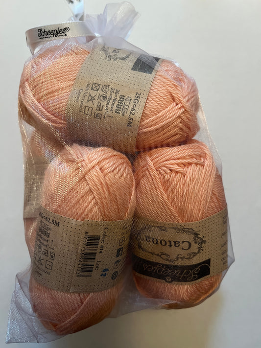 Catona 5 Ball Grab Bag Pack - 25g 414 Vintage Peach