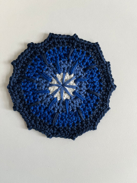 Handmade Ombre Blue Coaster