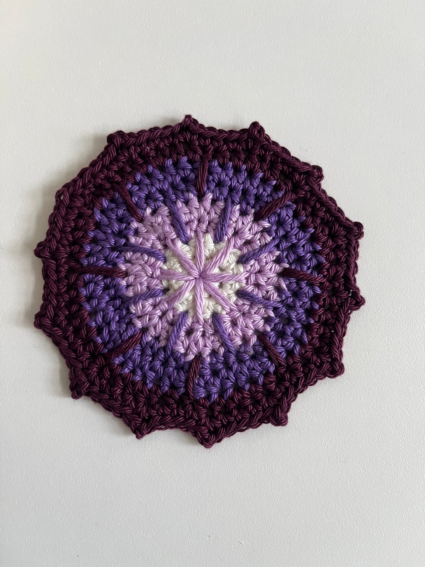 Handmade Ombre Purple Coaster