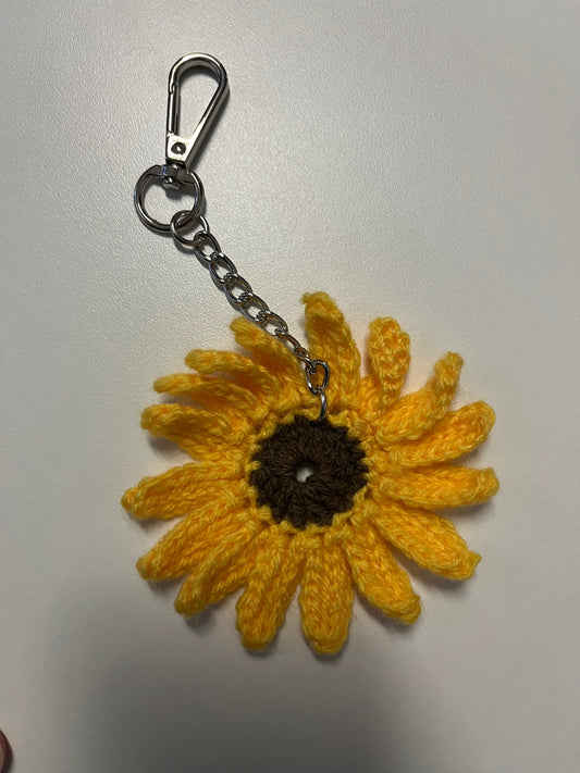 Handmade Black-Eyed Susan Key Chain