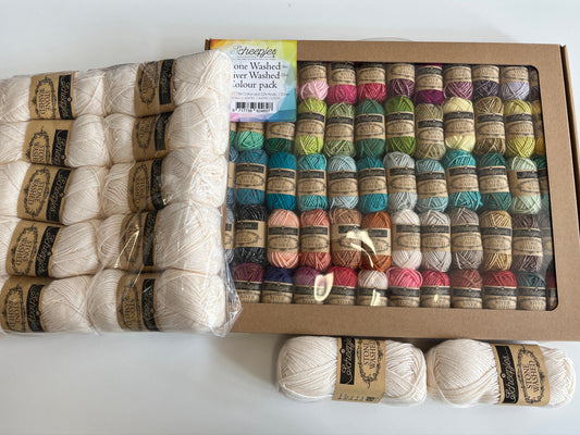 Sliding Tiles Blanket Knit Kit