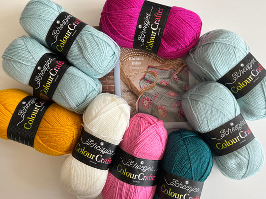 Botanic Bliss Crochet Blanket Kit