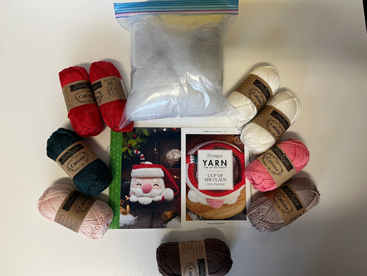 Yarn the After Party 159 Cup of Mr. Claus Crochet Kit