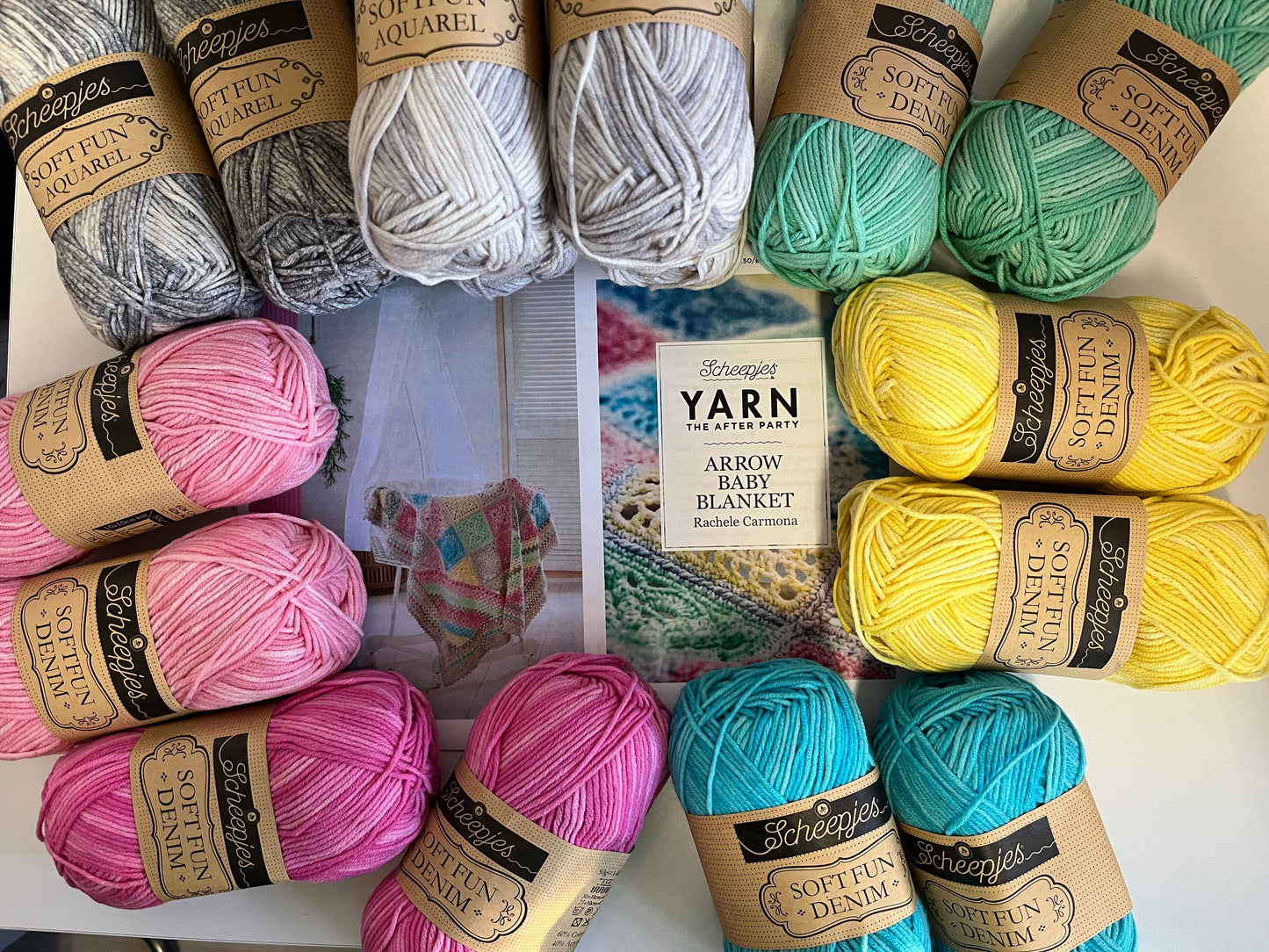 Arrow Baby Crochet Blanket Kit