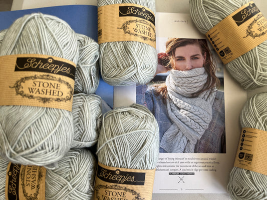 Sandbank Knitted Scarf Kit